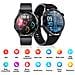 Smartwatch Con Ecg, Cardiofrequenzimetro, Pressione Sanguigna E Contapassi Black And Brown Leather Strap - Foto miniatura 14