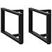 Gambe Tavolino Da Caffè A T 2 Pz Nero 60x25x(42-43) Cm Acciaio - Foto miniatura 1