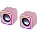 Altoparlante da gioco RGB compatto MSCUBEP Cablato Potenza 8 W Colore Rosa - Foto miniatura 4