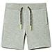 Pantaloncini per Bambini con Coulisse Cachi Chiaro Mélange 140 - Foto miniatura 1