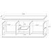 SOHORTV180CZ /CZ supporto TV e sistema audio 1 ripiani - Foto miniatura 9