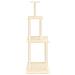 Albero Per Gatti Con Tiragraffi In Sisal Crema 149 Cm - Foto miniatura 2