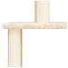 Albero Per Gatti Con Tiragraffi In Sisal Crema 149 Cm - Foto miniatura 4
