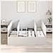 Struttura letto con contenitore  Bianca 135x190 cm - Foto miniatura 4