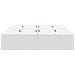 Struttura letto con contenitore  Bianca 135x190 cm - Foto miniatura 6