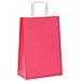 Sacchetti di Carta 250 pz con Manici Rosa 21x11x31 cm - Foto miniatura 4