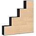 Libreria/Paravento Nero Rovere 155x24x160cm Legno Ingegnerizzato - Foto miniatura 5