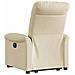 Poltrona Alzapersona Reclinabile Crema in Tessuto - Foto miniatura 6