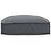 Cuscino per seduta pallet Antracite 50 x 50 x 12 cm - Foto miniatura 3