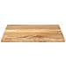 Piano per Tavolo 70x70x3,8 cm Quadrato Legno Massello di Mango - Foto miniatura 3