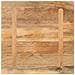 Piano per Tavolo 70x70x3,8 cm Quadrato Legno Massello di Mango - Foto miniatura 5