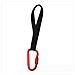 Set Da 2 Ganci Da Viaggio Con Moschettone In Alluminio E Cinturino In Nylon Red - Foto miniatura 1