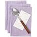 Set Di 12 Tovaglioli Da Tavola In Cotone Viola - Tovaglioli In Tessuto Orlato Per Matrimoni E Feste Purple - Foto miniatura 2