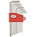 Set 8pz chiavi Torx antimanomissione a braccio lungo (con foro), acciaio S2, TT9-TT40 - Foto miniatura 5