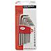 Set 8pz chiavi Torx antimanomissione a braccio lungo (con foro), acciaio S2, TT9-TT40 - Foto miniatura 4