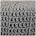 Sgabello Grigio In Cotone Intrecciato E Legno 32x32x44h - Foto miniatura 6