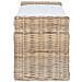 Panchina con contenitore Naturale 110 x 40 x 50 cm Rattan - Foto miniatura 6