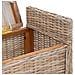 Panchina con contenitore Naturale 110 x 40 x 50 cm Rattan - Foto miniatura 8