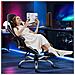 Sedia Da Gaming - Sedia Da Computer Ergonomica Con Poggiapiedi, Supporto Lombare, Poggiatesta, Rotazione A 360° E Schienale Alto, Bianco - Foto miniatura 5