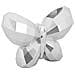 Soprammobile Butterfly Argento In Resina A Forma Di Farfalla - Foto miniatura 2
