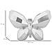 Soprammobile Butterfly Argento In Resina A Forma Di Farfalla - Foto miniatura 6