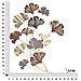 Decorazione In Metallo 3d Foglia 25-multicolore-metallo-69,5x5,5x92 Cm - Foto miniatura 6