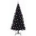 Albero di Natale con 300 LED con supporto Nero 240 cm PVC - Foto miniatura 4