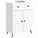 Credenza Bianco Lucido 66 x 34,5 x 90 cm Legno ingegnerizzato - Foto miniatura 2