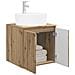 Mobile Lavabo da Parete Rovere Artigianale 49,5 x 44,5 x 65 cm - Foto miniatura 2