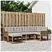 Set di divani da esterno 6 pcs Naturale e Grigio Chiaro - Foto miniatura 2