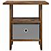 Comodino 2 pcs Rovere fumé 41 x 40 x 45 cm Legno multistrato - Foto miniatura 6
