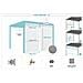 Set Di 2 Tende Per Pergola Vada In Alluminio Bianco - H. 250 X L. 180 Cm - Foto miniatura 8