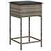 Set Bar da Giardino 3pz con Cuscini Grigio in Polyrattan - Foto miniatura 4