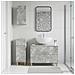 Set di armadietti da bagno in 3 pezzi DELFT Grigio Cemento - Foto miniatura 2