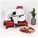 Affettatrice elettrica MSX254, gastronomia, professionale, precisa, taglio 0-12 mm, lama 25 cm, affilatoio integrato, 282 giri /min, Rosso - Foto miniatura 4