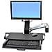 StyleView Sit-Stand Combo Arm with Worksurface - Montaggio a  - Foto miniatura 1