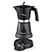 Macchina da Caffè Espresso Moka Aroma 4/6 Tazze Potenza 480 Watt Colore Nero - Foto miniatura 2