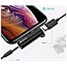 Adattatore Audio Jack 3.5 A Lightning Apple + Carica Nero - Foto miniatura 2