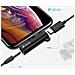 Adattatore Audio Jack 3.5 A Lightning Apple + Carica Nero - Foto miniatura 1
