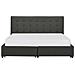 Letto La Rochelle Con Box Grigio Scuro 180x200cm - Foto miniatura 15