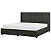 Letto La Rochelle Con Box Grigio Scuro 180x200cm - Foto miniatura 16
