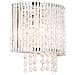 Applique Moderna Argento 1 Luce Con Paralume Trasparente, G9 - Foto miniatura 2