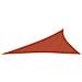 Vela Parasole 160 G / m? Terracotta 4x5x6,8 M In Hdpe - Foto miniatura 3