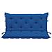 Cuscini per Panca 2 pz Blu 120x50x7 cm in Tessuto Oxford - Foto miniatura 2