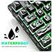 K16 Wired 87keys Gaming Keyboard Meccanica Sentirsi Dellarcobaleno Retroilluminato A Led Impermeabile Ergonomico 16keys Anti Ghosting Pc Gaming Keyboard Per Pc Ufficio Giochi (k16-nero)  - Foto miniatura 3