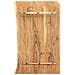 Piano per Lavabo Bagno in Massello di Acacia 100x55x3,8 cm - Foto miniatura 3