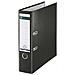 180 Plastic Lever Arch File, 8,1 cm, 32 cm, 487g, Nero - Foto miniatura 1