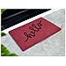 Zerbino Entrata Ingresso Casa Esterno Antiscivolo In Cocco Fortuna Hello Rosa   - Foto miniatura 2