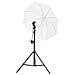 Kit Di Illuminazione Da Studio Con Treppiedi E Ombrelli - Foto miniatura 7