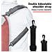 Borsa Zaino Impermeabile 20l, Dry Bag Mare 20 Litri, Sacca Impermeabile Con Tracolla Regolabile, Zaino Waterproof Per Barca Pesca Rafting Spiaggia Sport Acquatici (rossa)  - Foto miniatura 4